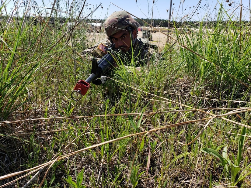 U.S. Army Reserve Soldiers test their battlefield skills at WAREX 86-21-02