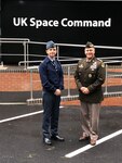 U.K. and U.S. military generals hang out