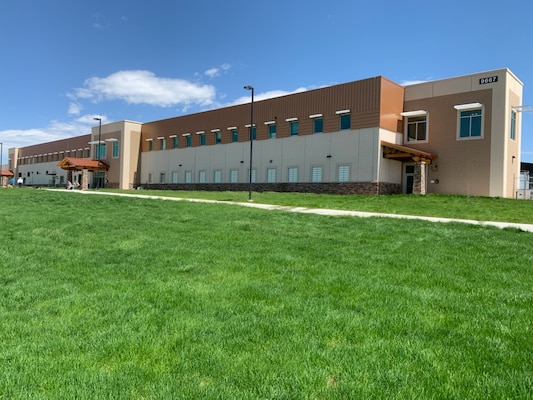 4th Combat Aviation Brigade's new 4th Assault Battalion hangar, Fort Carson, Colorado, May 20.