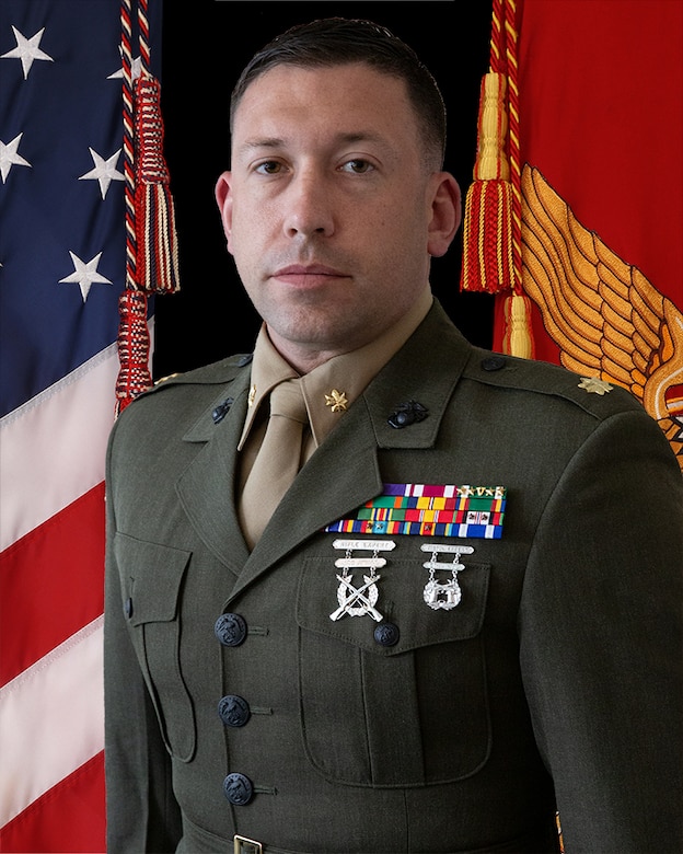 U.S. Marine Corps Maj. Matthew A. Krempel. Commanding Officer of Recruiting Station Portland, 12th Marine Corps District.