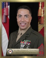 Sgt. Maj. Aaron C. Colling bio photo