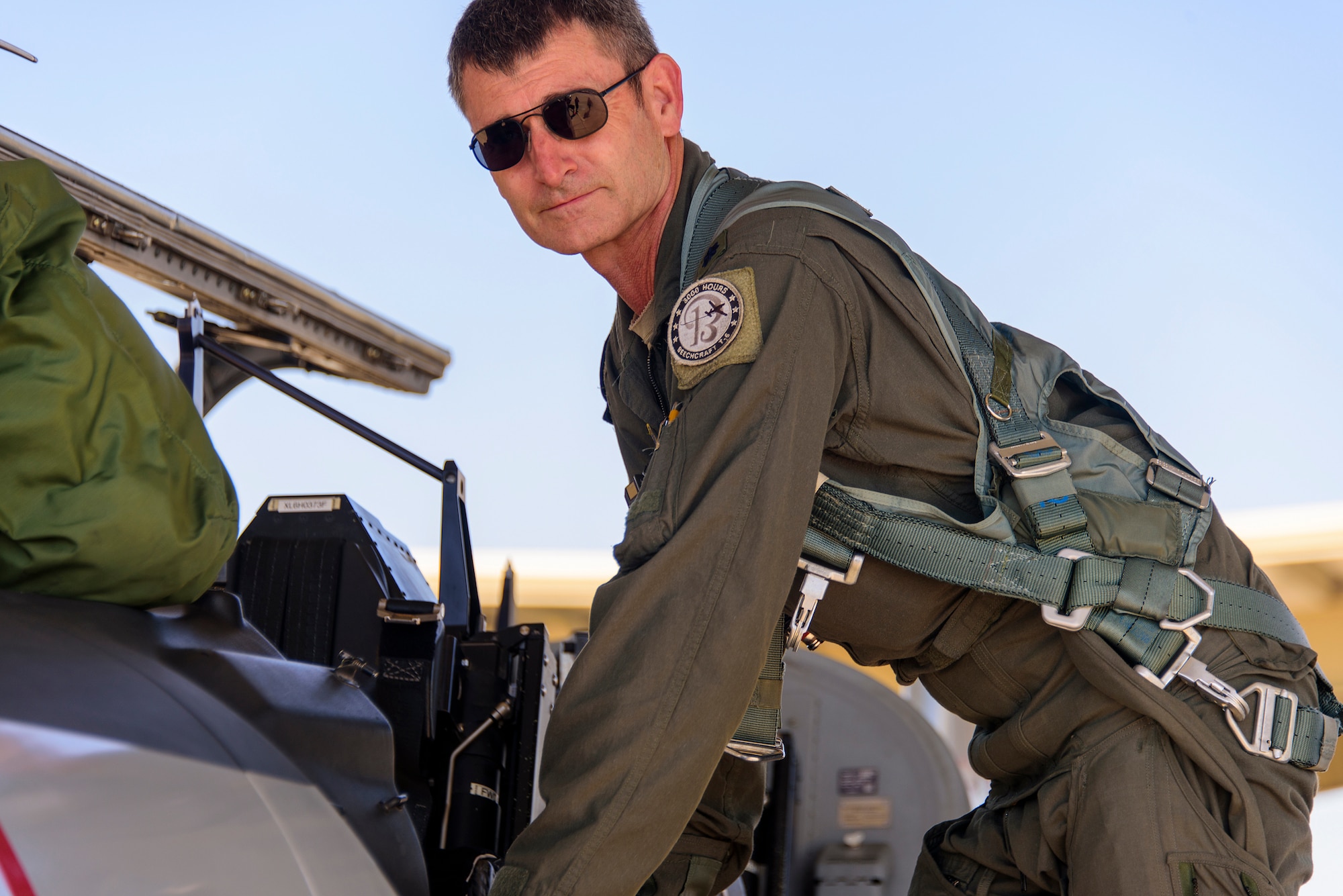 Instructor pilot retires after 33 years of service.