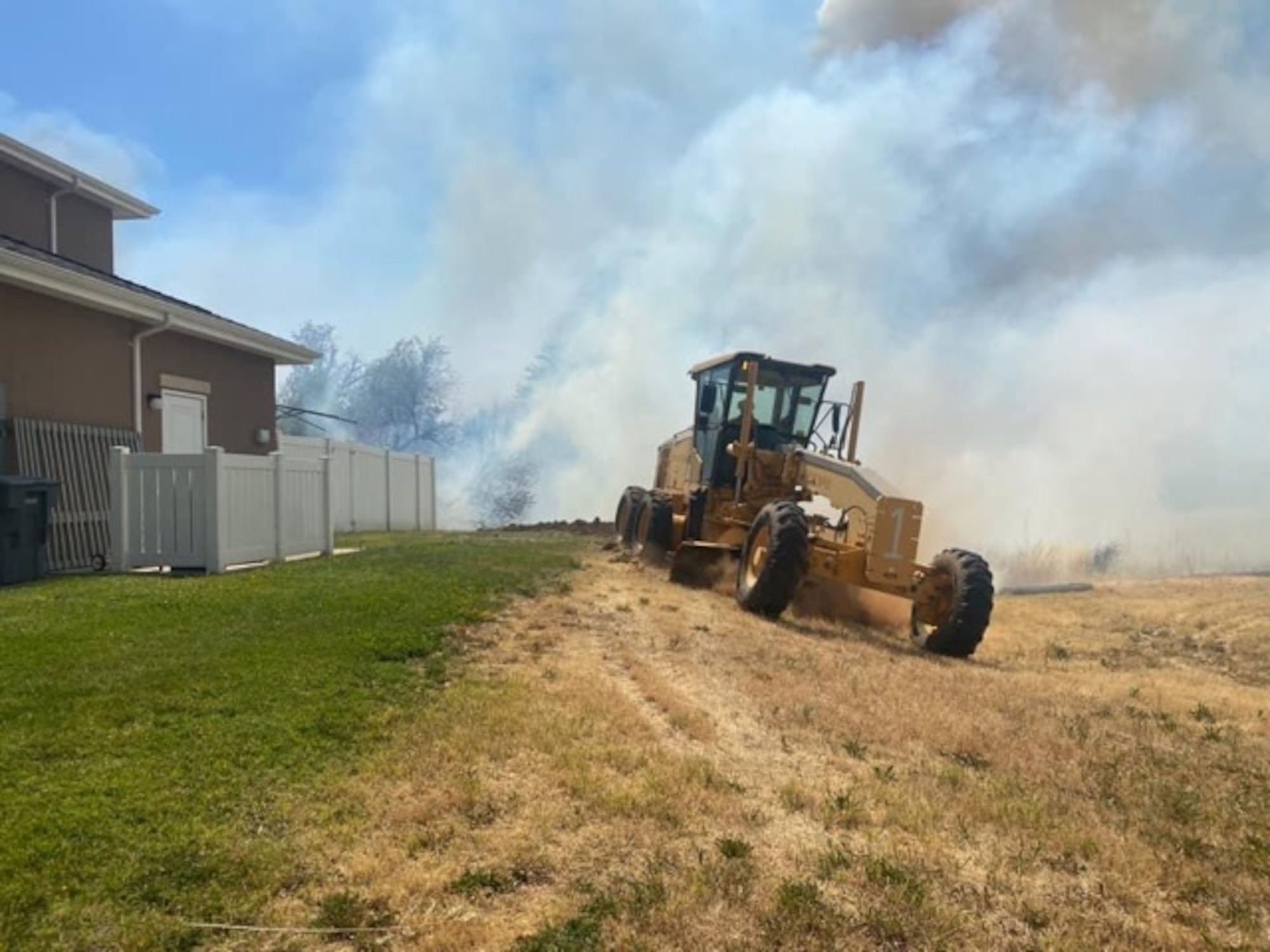 Wildland Fire Center creates fire breaks around residential areas