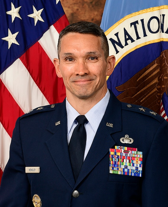 This is the official portrait of Maj. Gen. Thomas K. Hensley.