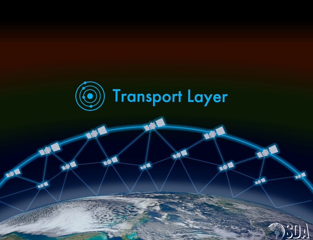 A graphic shows how satellites orbit Earth.