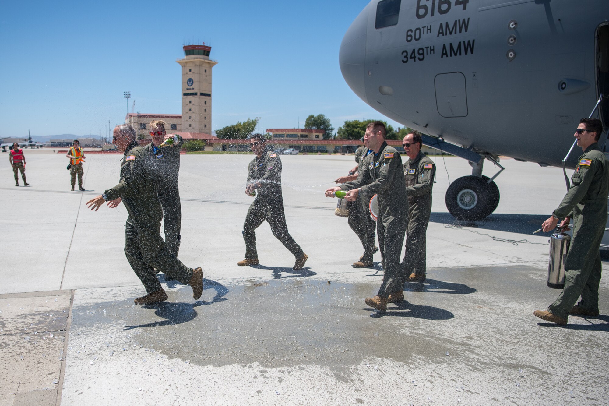 Lt. Col. Bill Wickersham and Senior Master Sgt. John Moore take their final flights.