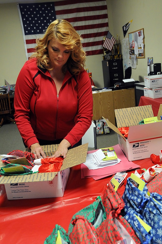 The packages will be sent to soldiers of Kentucky's Agribusiness Development Team 5, in Afghanistan for Christmas.