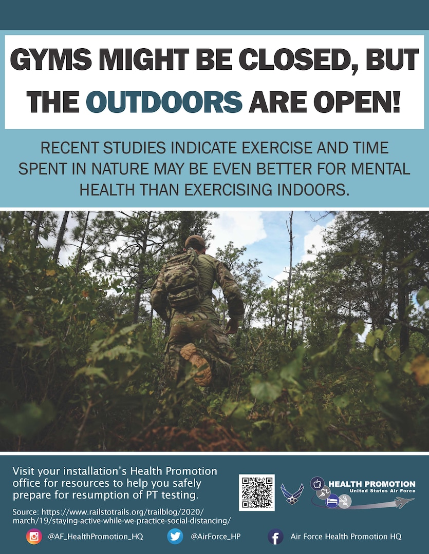 Gyms Might be Closed, But the Outdoors are Open!