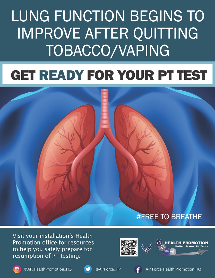 Lung Function Begins to Improve after Quitting Tobacco/Vaping