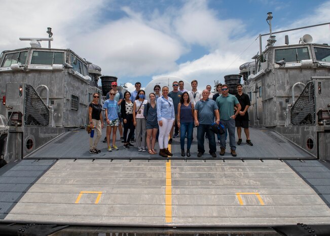 Naval Surface Warfare Center Panama City Division welcomed 18 college students for a ten-week summer internship. The Naval Research Enterprise Internship Program (NREIP) provides an opportunity for college students to participate in research at a Department of Navy laboratory during the summer.