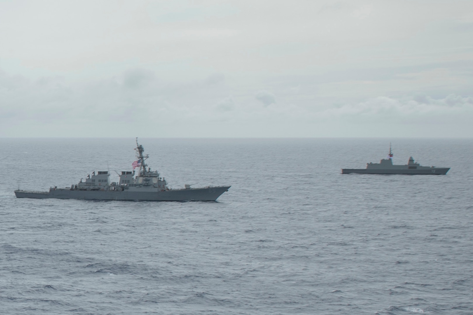 U.S., Singapore navies strengthen partnership during Pacific Griffin 2021