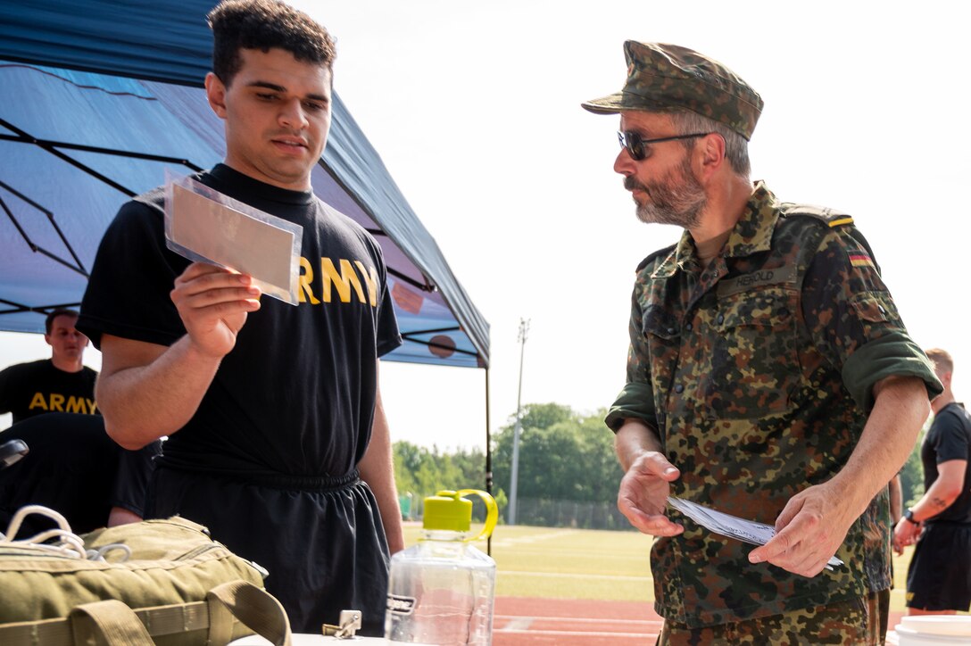 US Soldiers earn German Sports Badge, build friendships