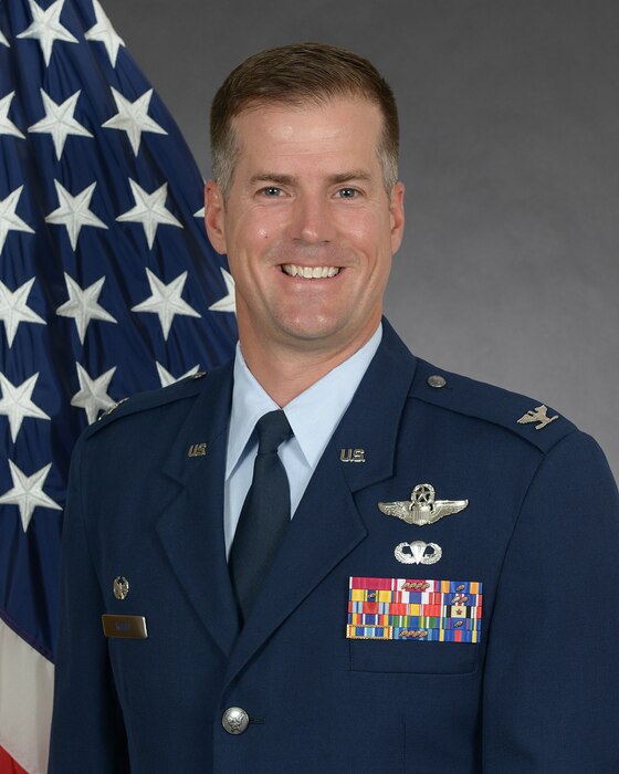 Official photo of Col. Joshua Wood
