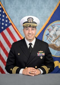 Studio portait of Cmdr. Jeffrey Servello