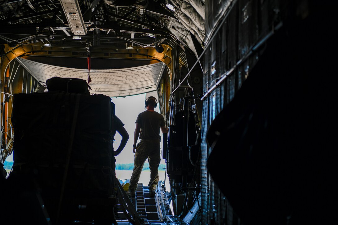 A 910th Airlift Wing aircrew transported a Container Delivery System bundle to the National Museum of the Air Force, June 24, 2021, for use in a good will mission exhibit they’re developing. The CDS bundle was prepared by members of the 76th Aerial Port Squadron at YARS.