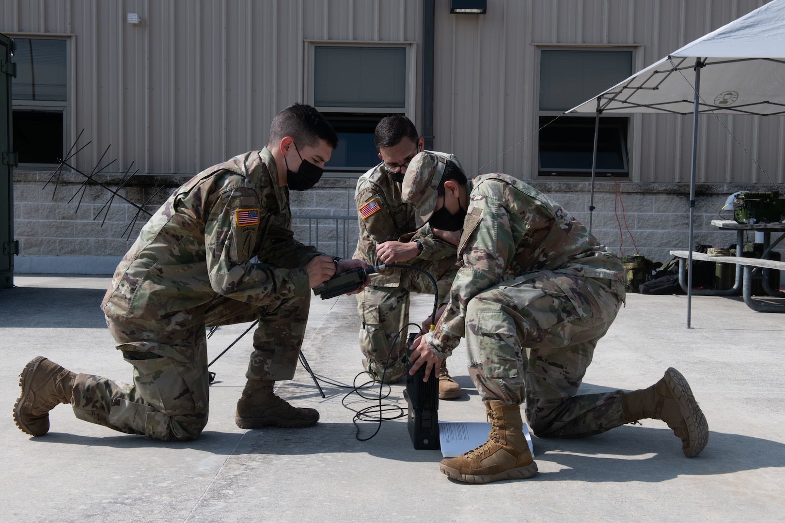 312th Military Intelligence Battalion holds FTX.