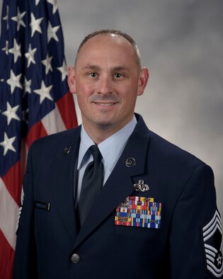 Chief Master Sgt. Aaron Hemberger official photo.