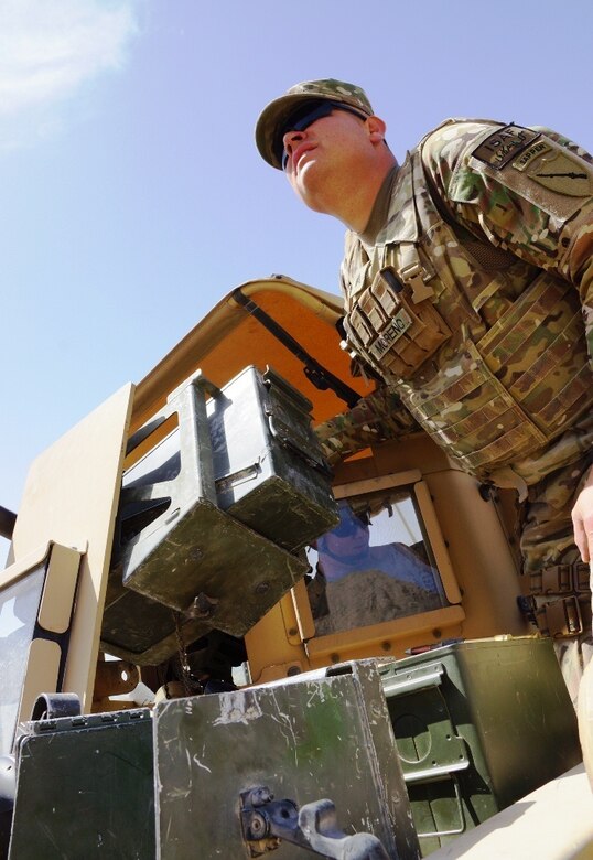 The Danville, Calif. native now serves with ADT 4's Security Platoon, helping provide protection for the mission of educating local farmers.