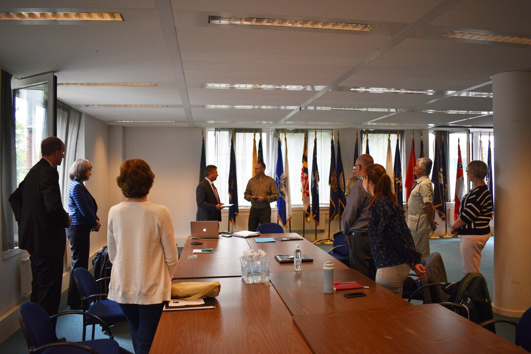 NATO US military rep, CJCS recognize president of Belgian Memorial Day org