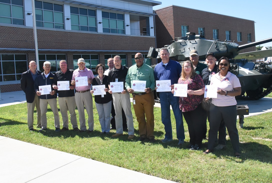 Virginia Department of Military Affairs supervisors participate in the inaugural DMA Leader Course June 15-17, 2021, at the Virginia National Guard Sergeant Bob Slaughter Headquarters at Defense Supply Center Richmond, Virginia.