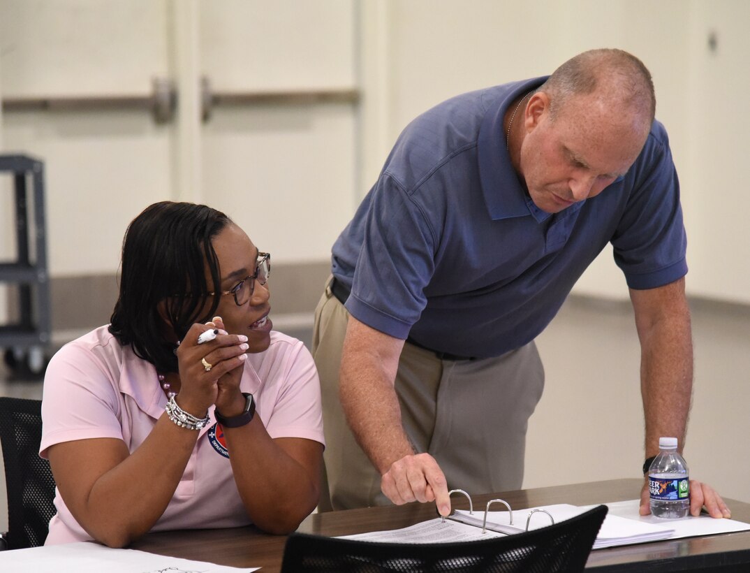 Virginia Department of Military Affairs supervisors participate in the inaugural DMA Leader Course June 15-17, 2021, at the Virginia National Guard Sergeant Bob Slaughter Headquarters at Defense Supply Center Richmond, Virginia.