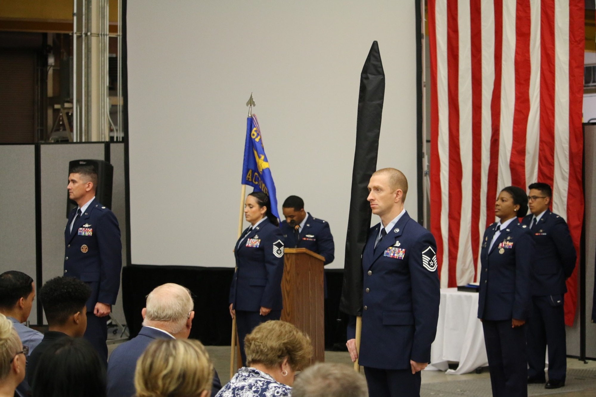 Photo from 614 ACOMS redesignation ceremony