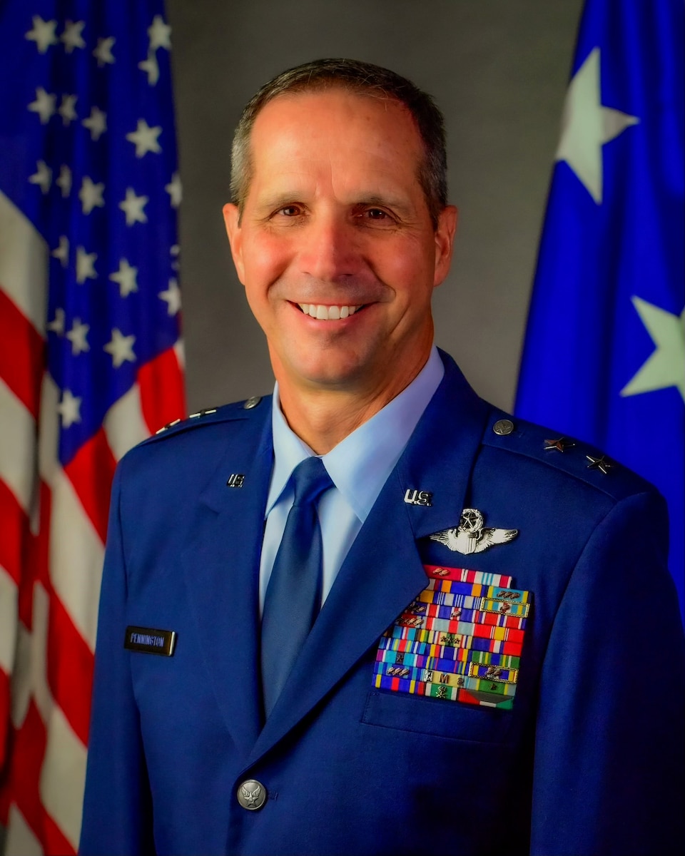 This is the official portrait of Maj. Gen. Jeffrey T. Pennington.