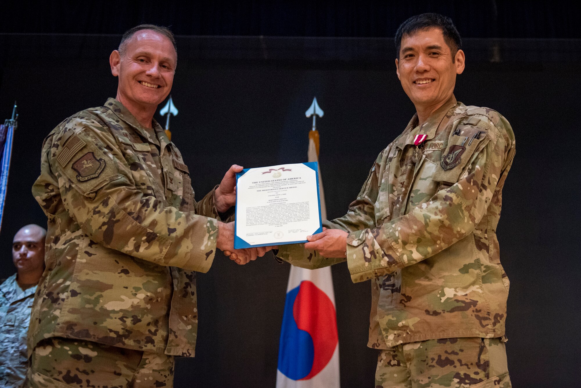The 51st Dental Squadron held its deactivation ceremony at Osan Air Base, Republic of Korea, June 28, 2021.