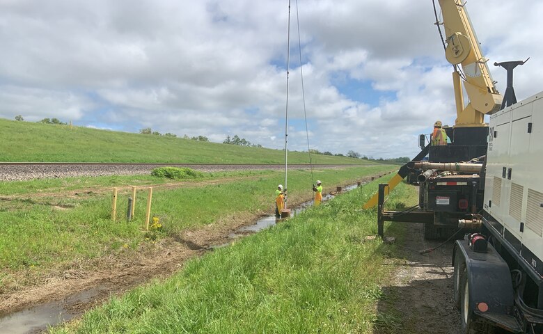 Congratulations to Memphis District project delivery team members for their recent work and efforts towards rehabilitating 128 existing relief wells just south of Cape Girardeau, Missouri. The contract was awarded to Kinder Brothers Excavating, Inc. on Sept. 16, 2020, for $1,547,550.