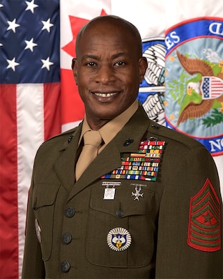 Sergeant Major James K. Porterfield, USMC, official photo.