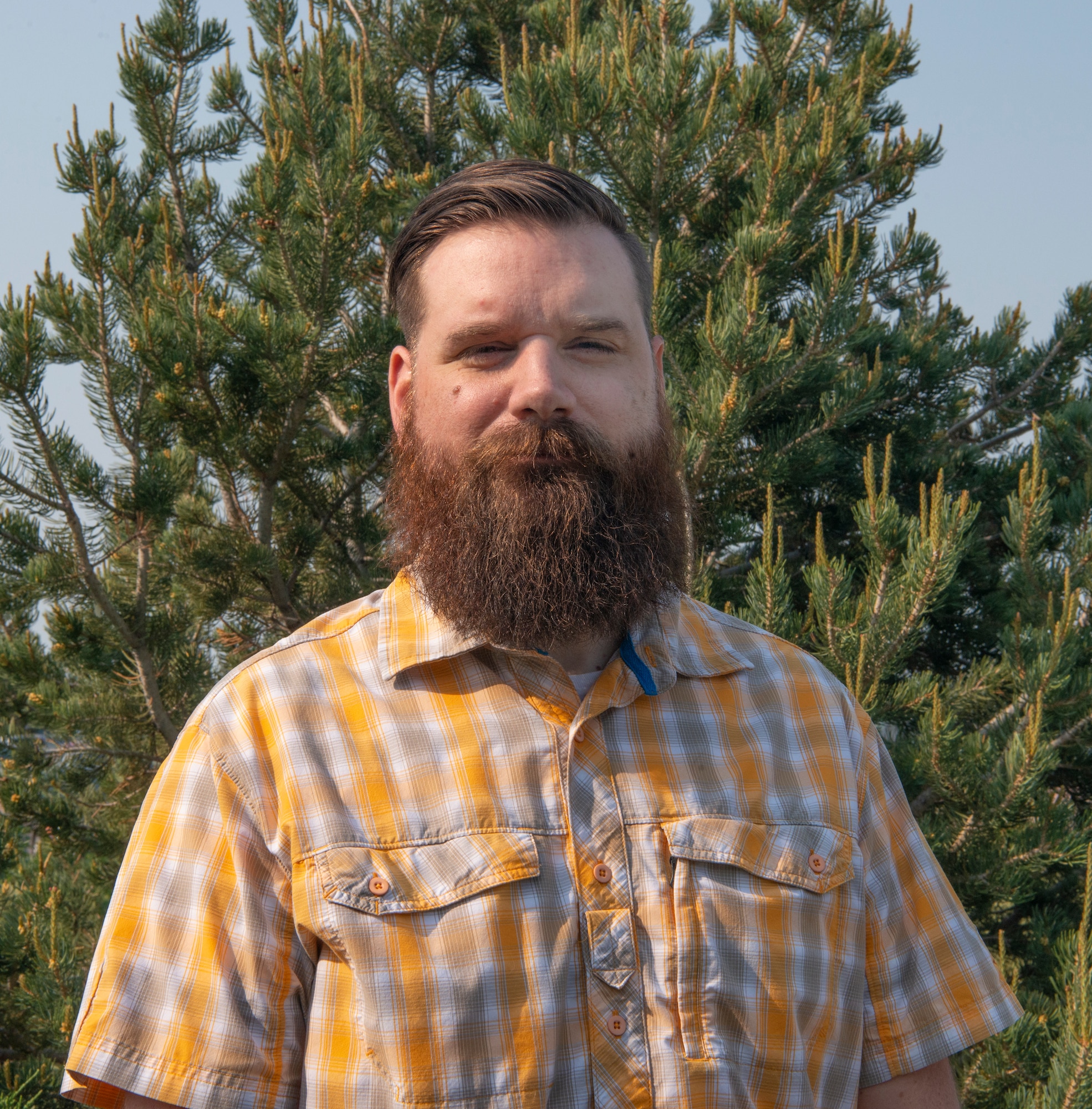 A man poses for a portrait photo