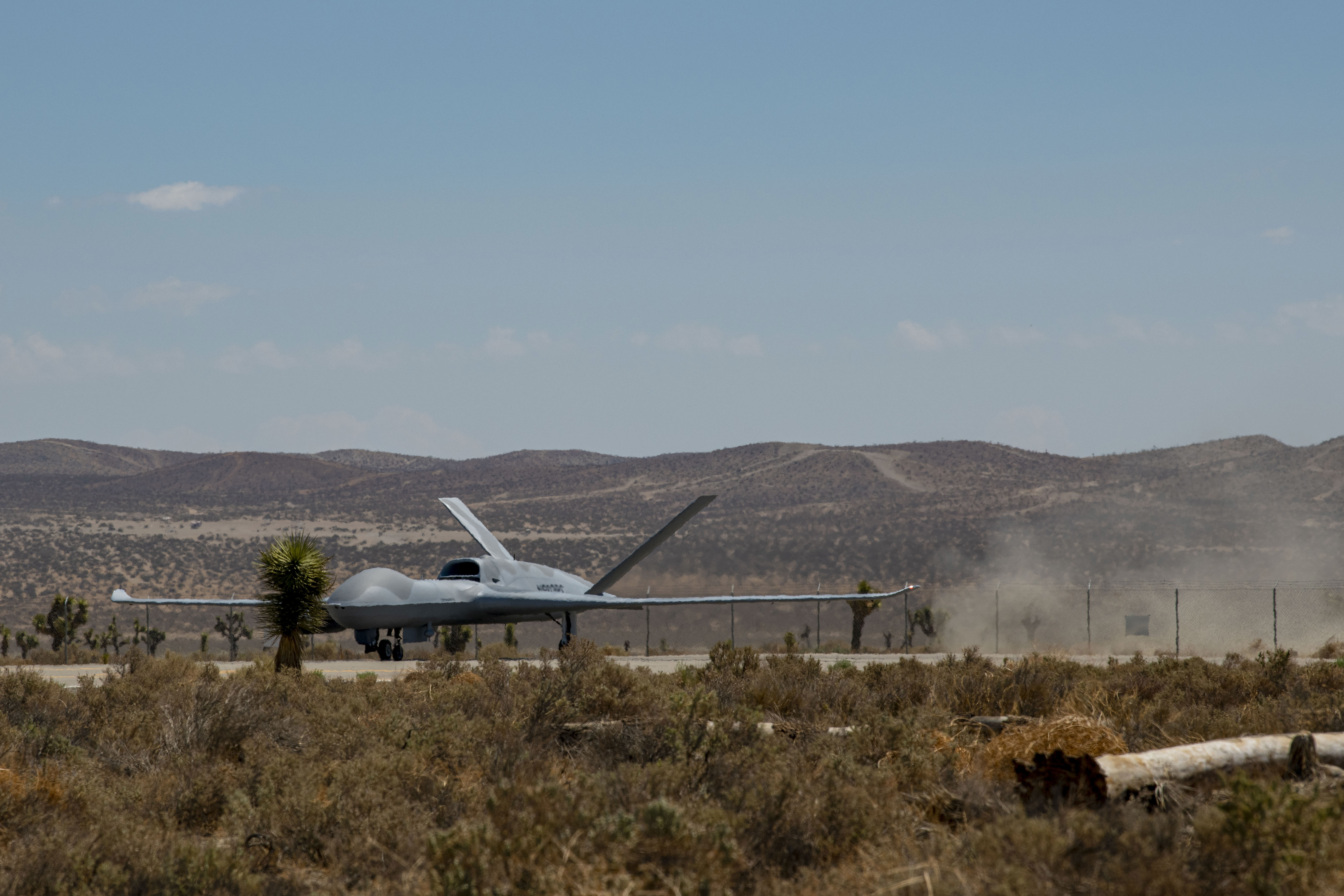 MQ-20 takes off