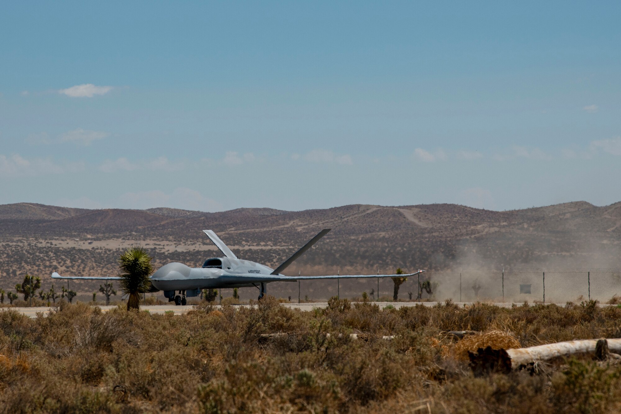 MQ-20 takes off