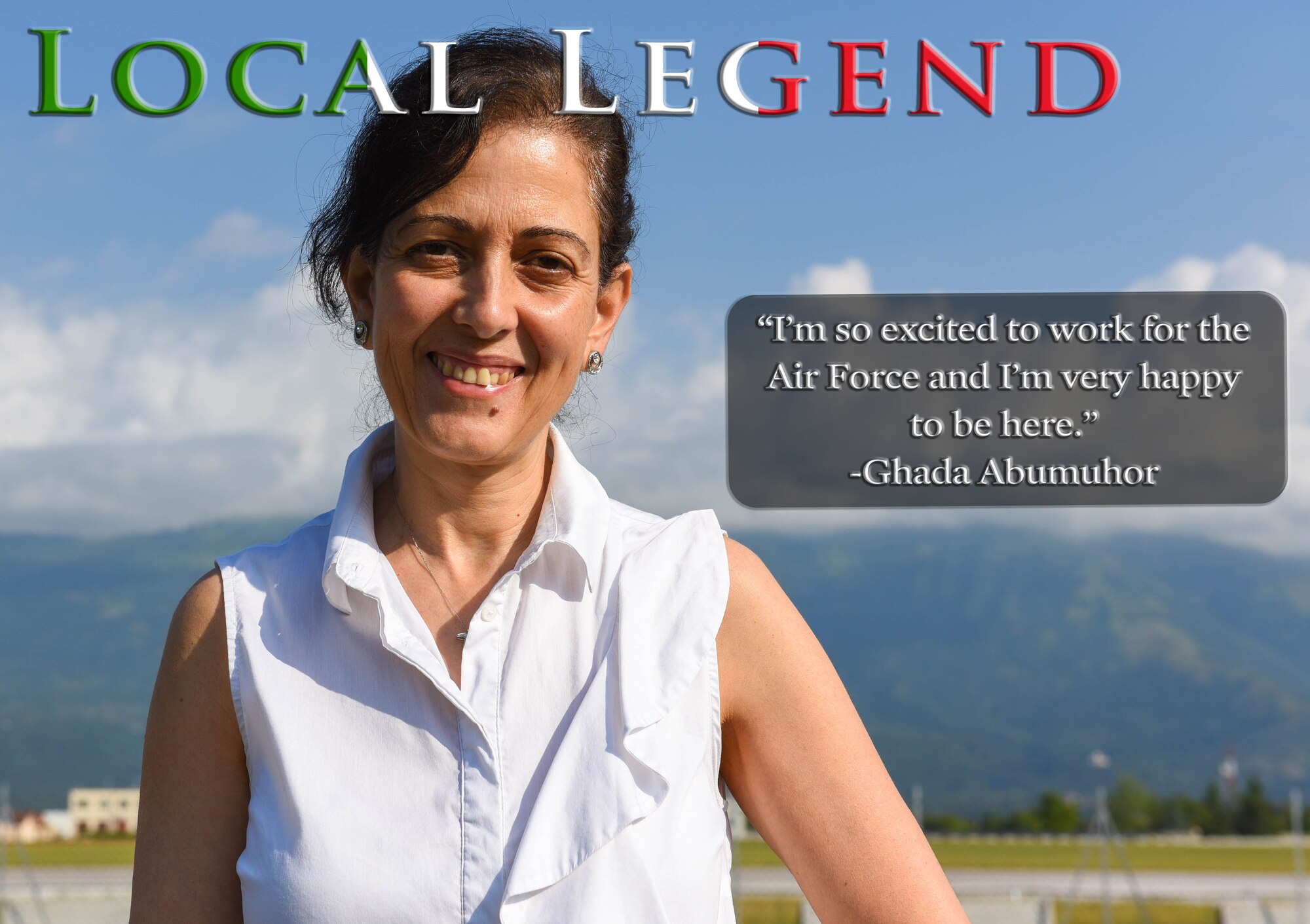 Aviano Local Legend; Ghada Abumuhor