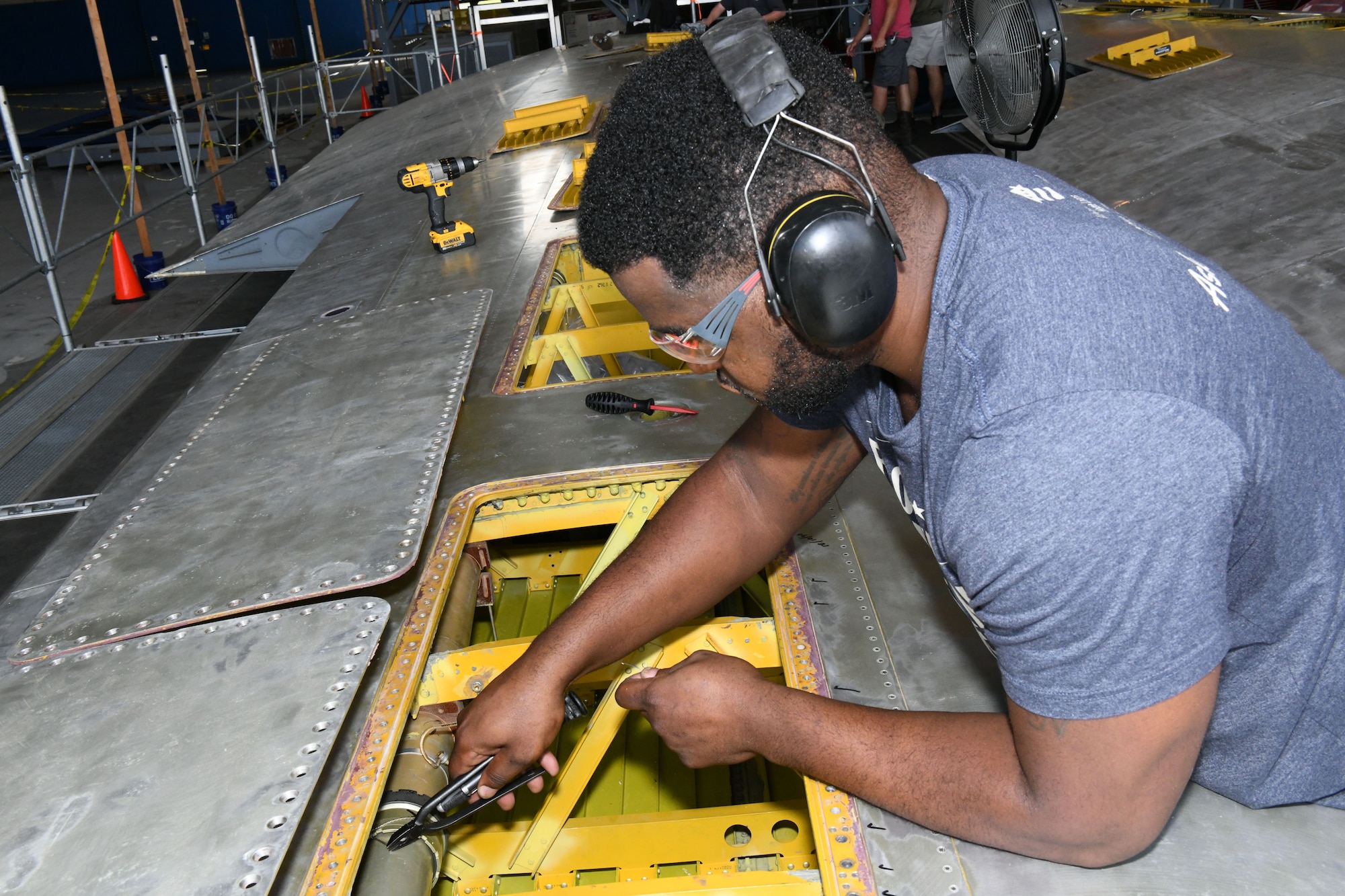 Man working