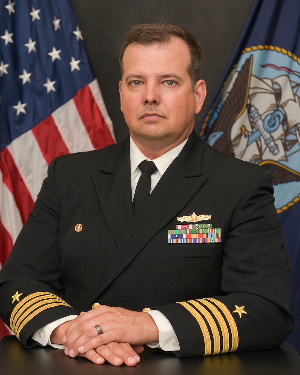 Studio portrait of Capt. Gary M. Chase