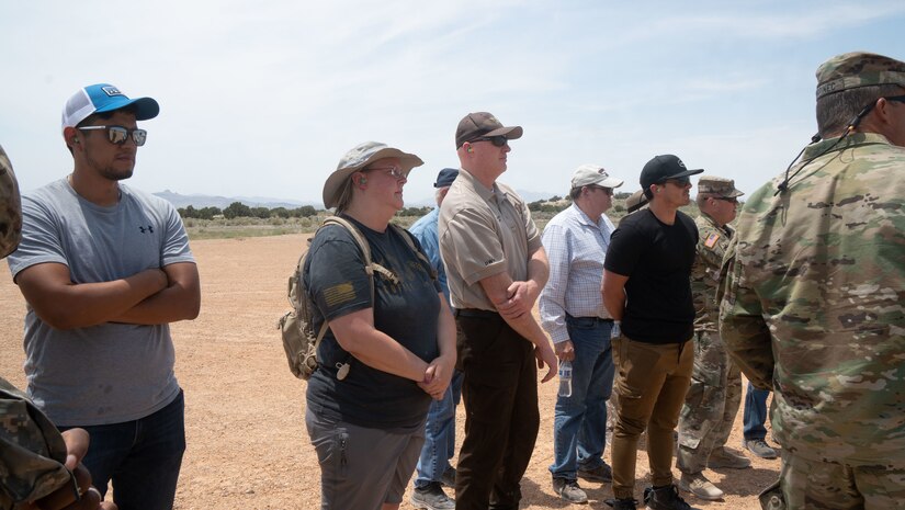 Employers attend a Boss Lift June 18, 2021, on Dugway Proving Ground, Utah, sponsored by the Employer Support of the Guard and Reserve, to watch what their employees do during annual training for the National Guard.