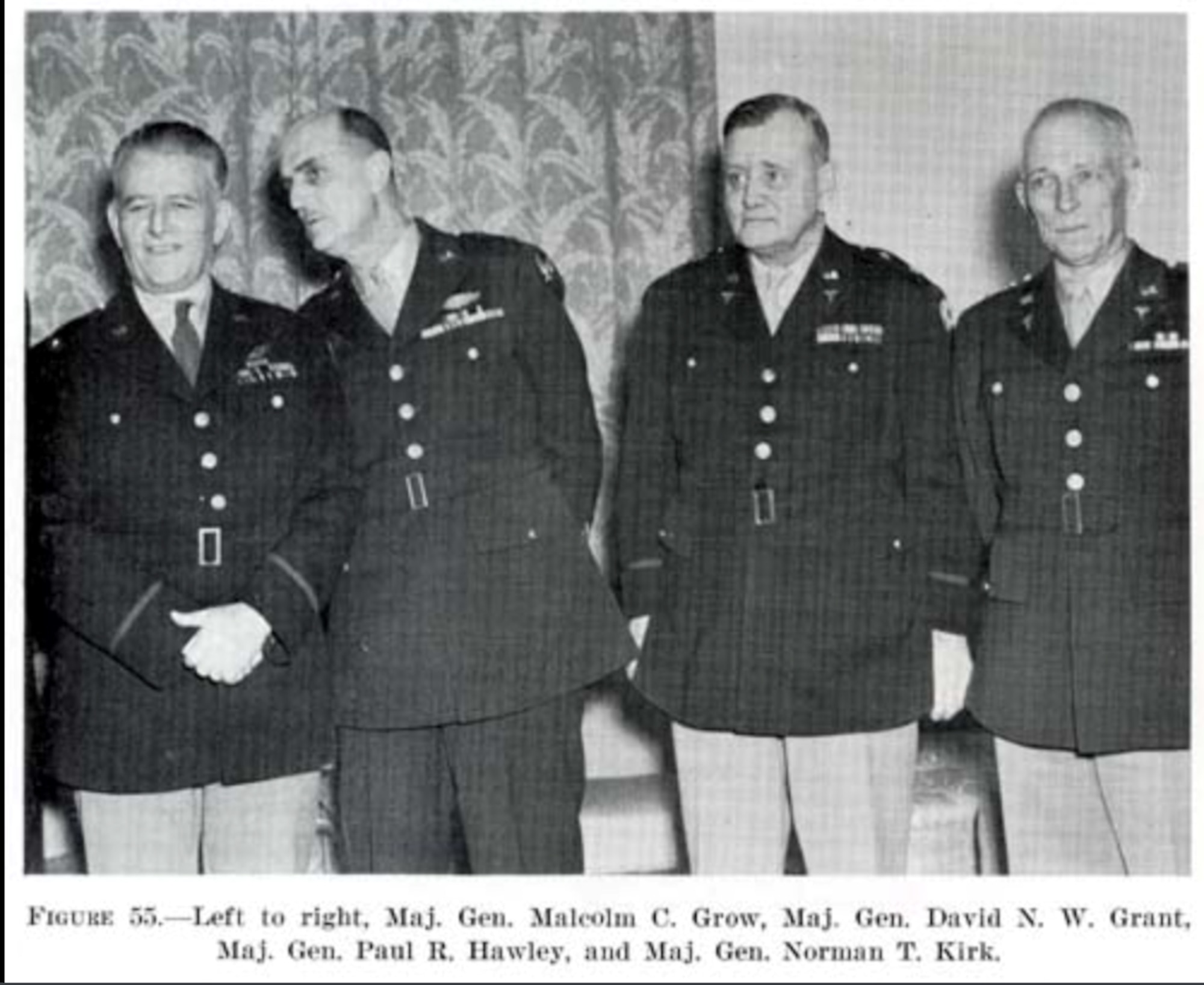 Image of four generals posing for a photo.