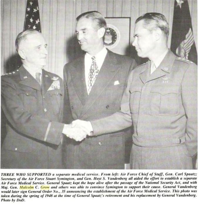 Image of three generals posing for a photo.