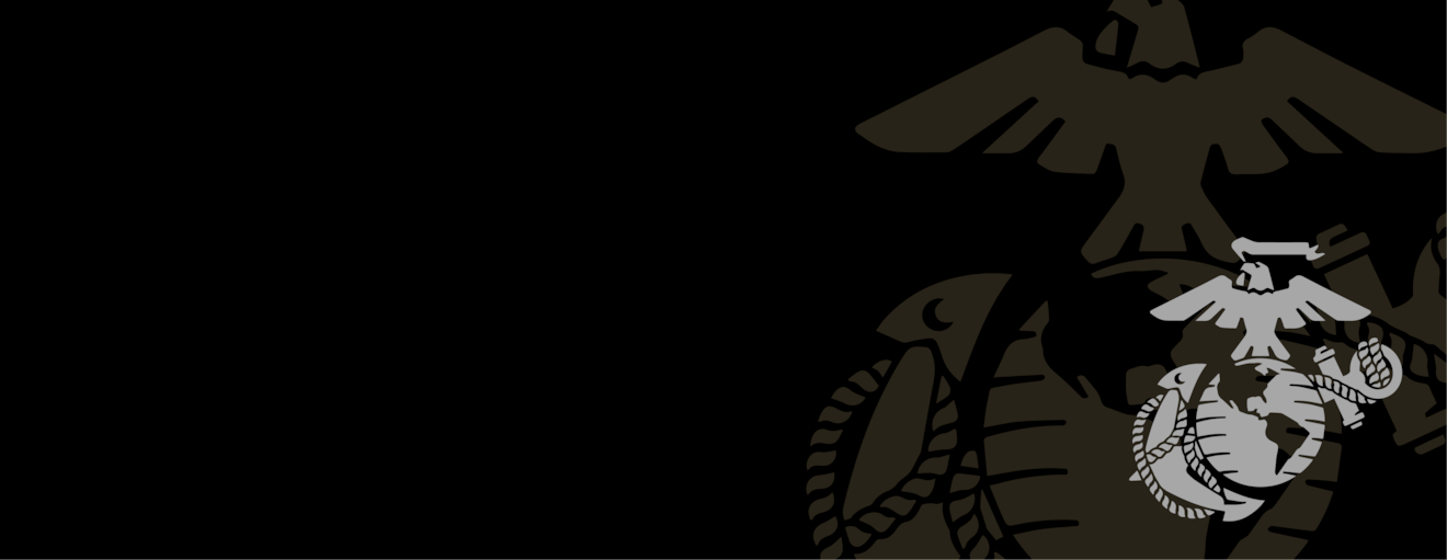 Dark image with the Marine Corps logo.