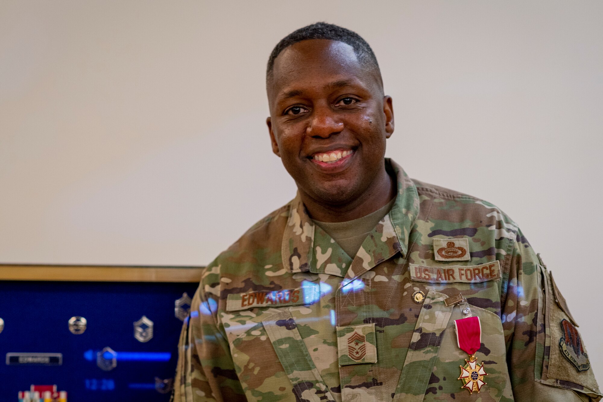 Photo of an Airman smiling
