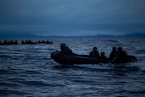 Boat Company Conducts Amphibious Night Raids