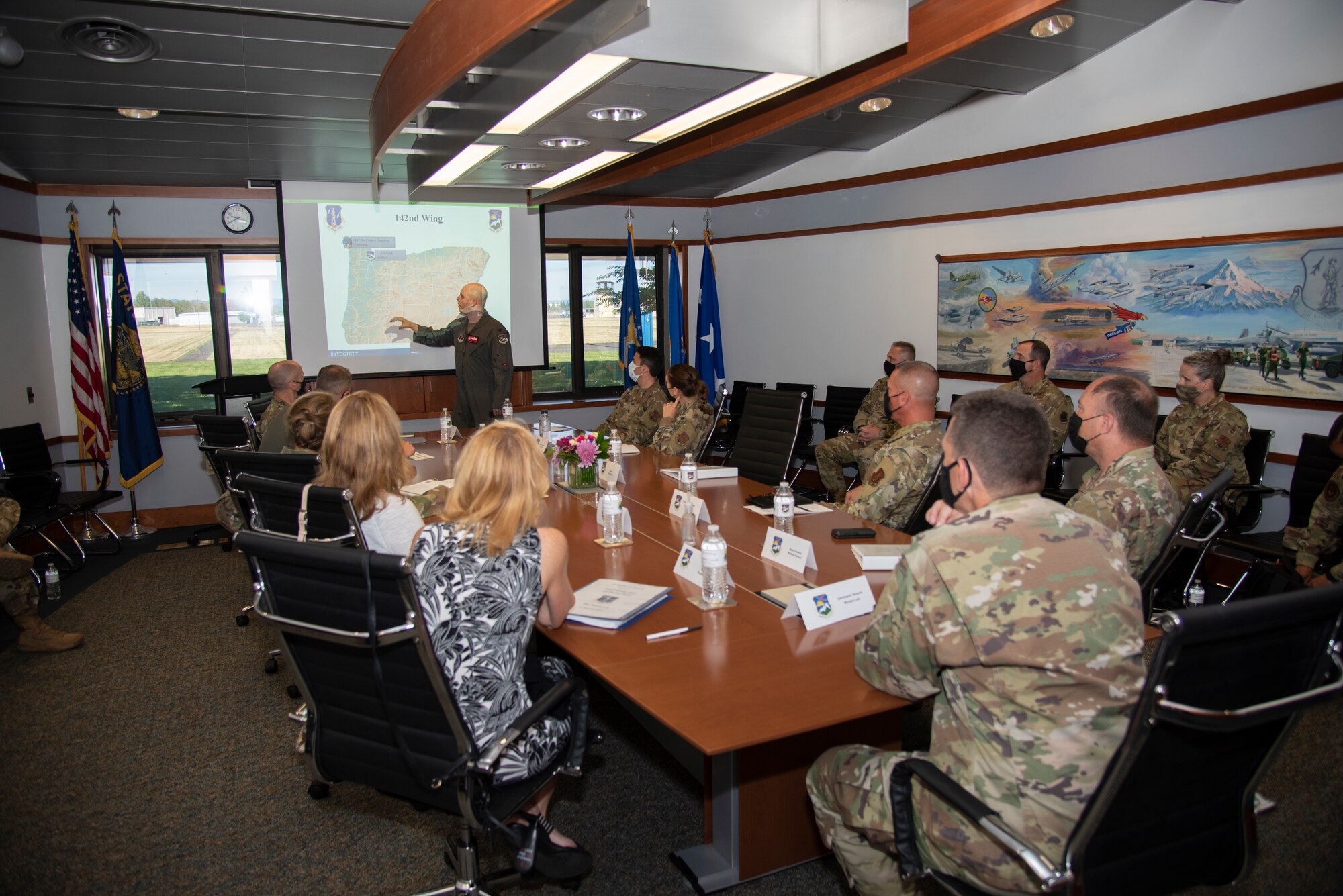 Director of the Air National Guard visits Portland ANG Base