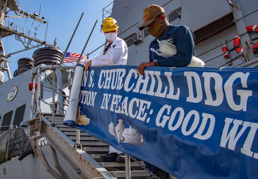 USS Winston S. Churchill (DDG 81); Sudan