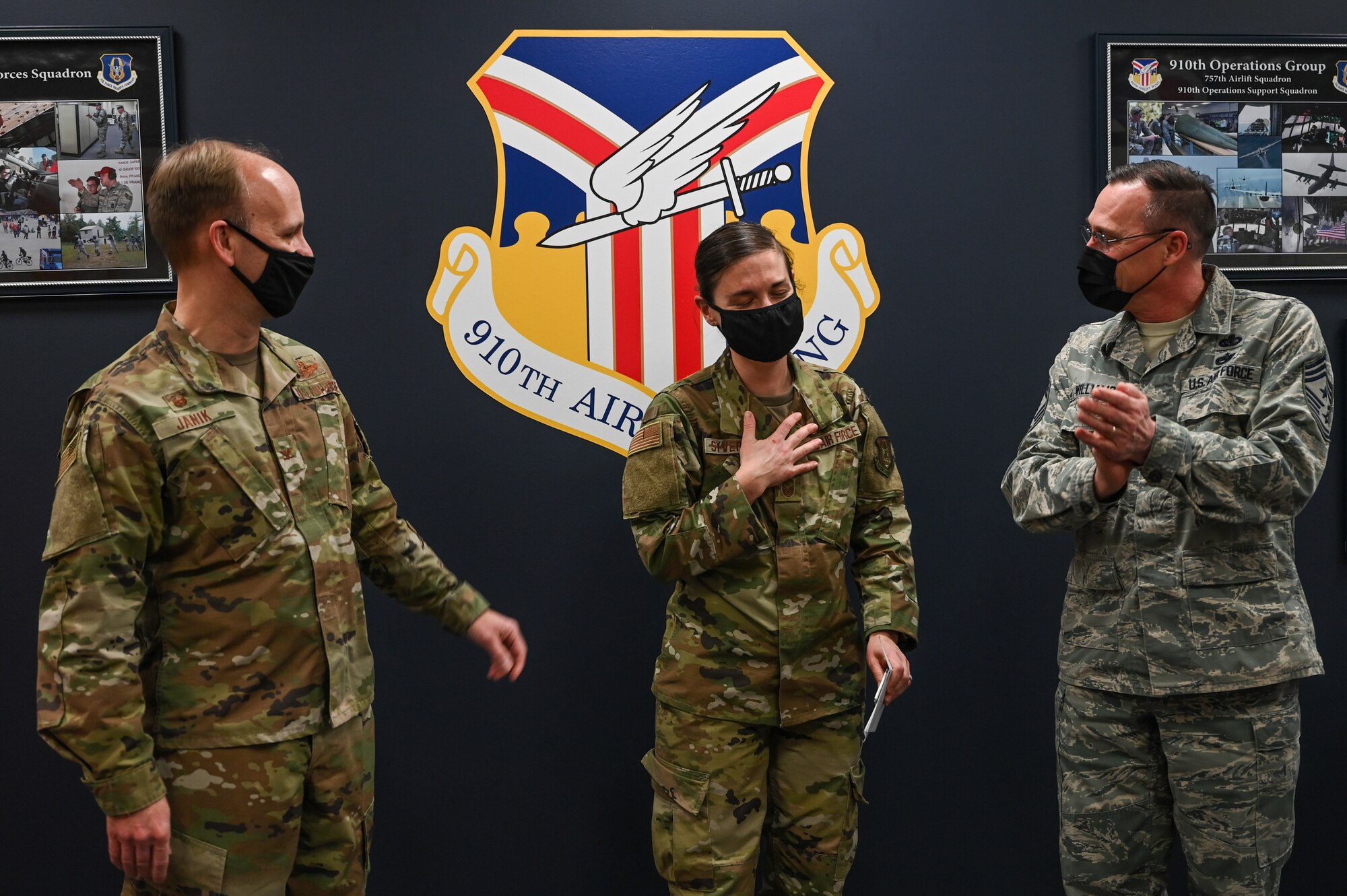 Wing leaders announced the Airmen of the Year awards during the wing’s unit training assembly, Feb. 6, 2021.