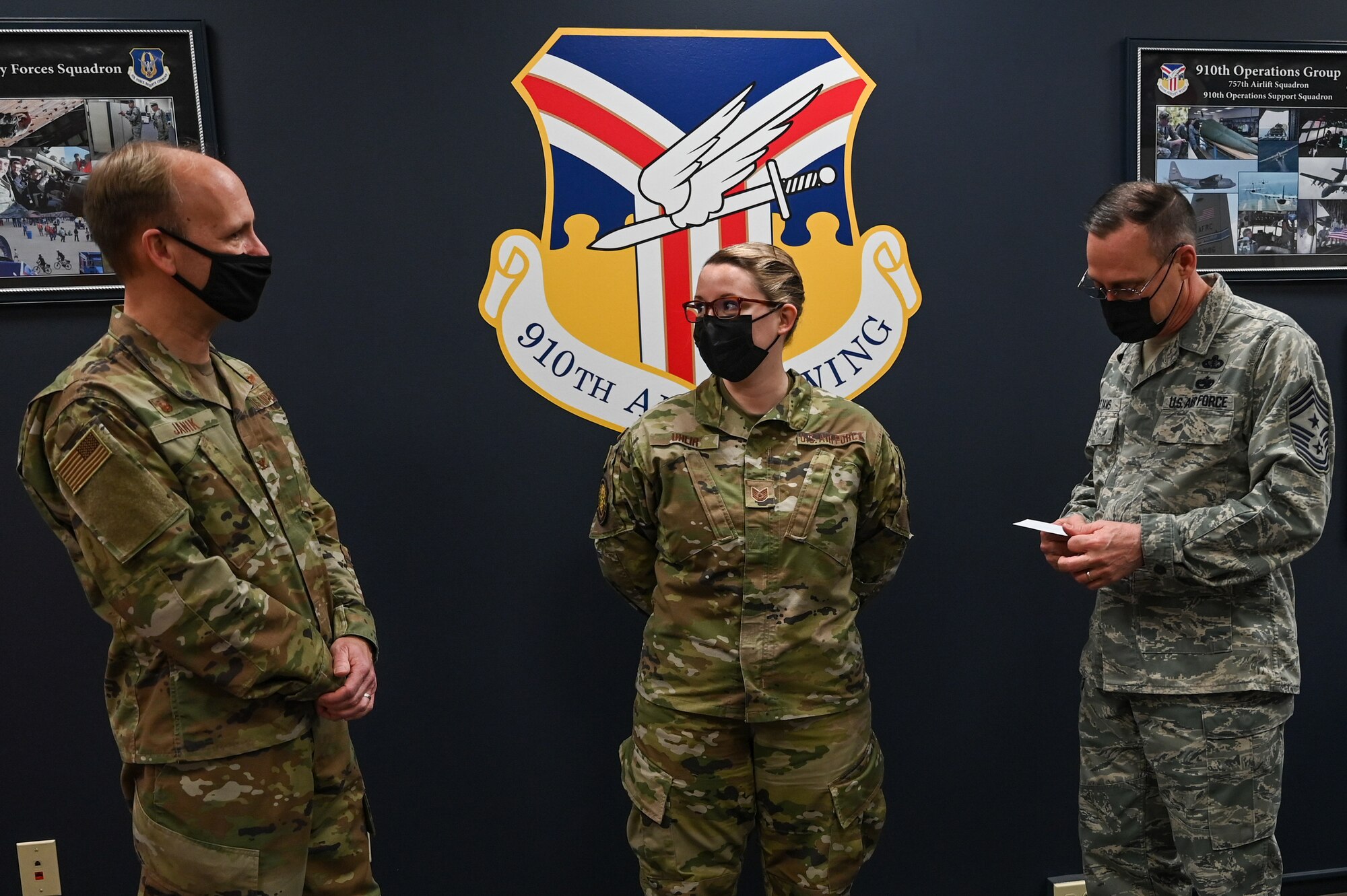 Wing leaders announced the Airmen of the Year awards during the wing’s unit training assembly, Feb. 6, 2021.