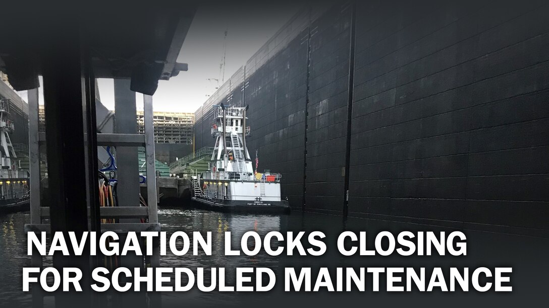 The U.S. Army Corps of Engineers’ Portland and Walla Walla districts will close all Corps navigation locks on the Columbia and Snake rivers March 6 at 6 a.m. for regularly-scheduled annual inspections, preventative maintenance and repairs.