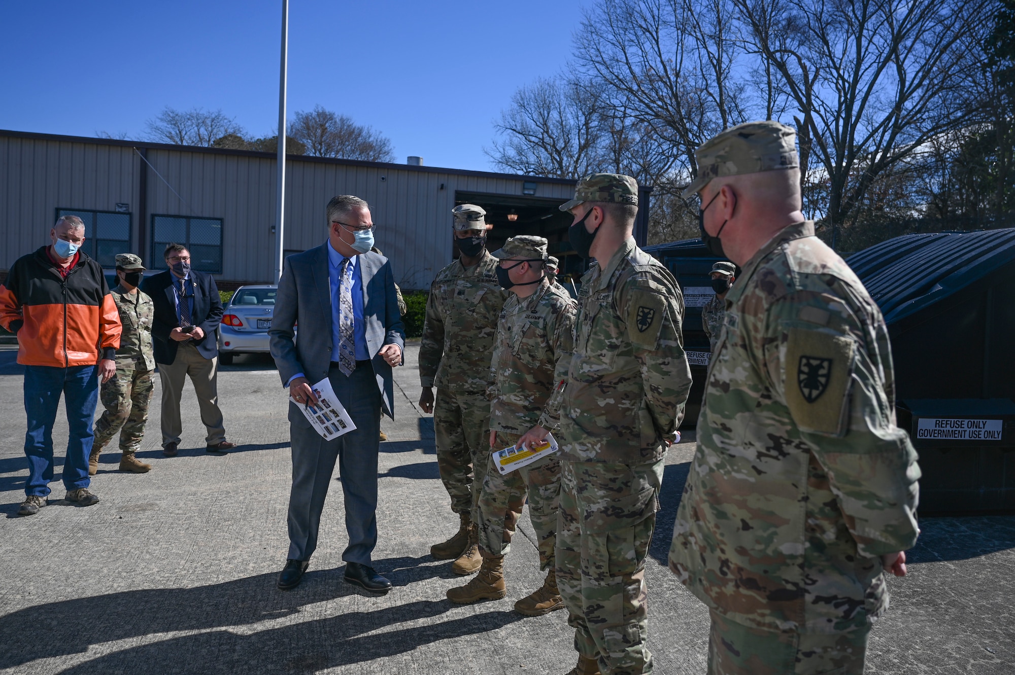 IMCOM official visits JBLE