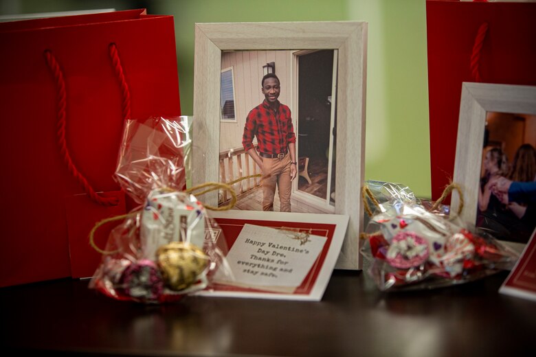 United Service Organizations (USO) Camp Foster hosts Operation Valentine on Camp Foster, Okinawa, Japan, Feb. 11, 2020. Operation Valentine serves as an avenue to keep service members and loved ones connected by delivering them personalized Valentine's Day gifts requested by their families. (U.S. Marine Corps photo by Lance Cpl. Alex Fairchild)