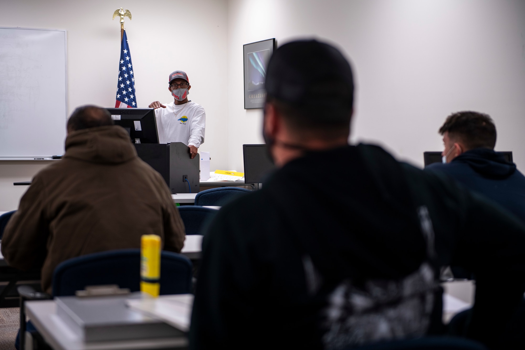 The 4th Fighter Wing safety office trains members across Seymour Johnson Air Force Base to become certified instructors for the Basic Riders Course.